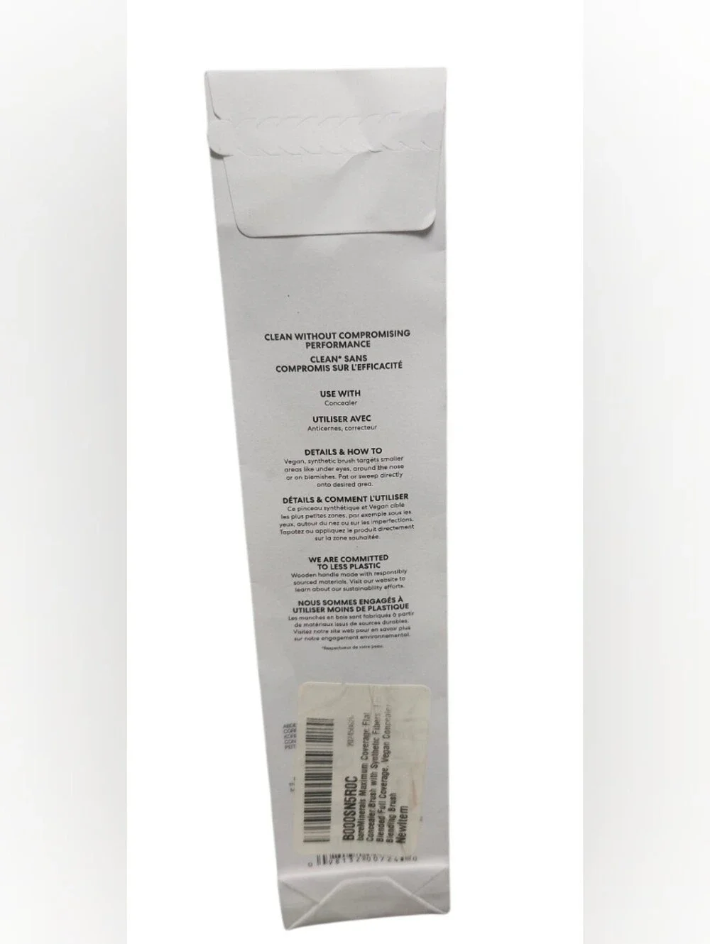 BareMinerals Maximum Coverage Concealer Brush - Black NIP